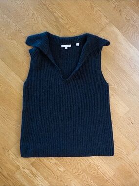 Vince Wool Cashmere V neck sweater vest